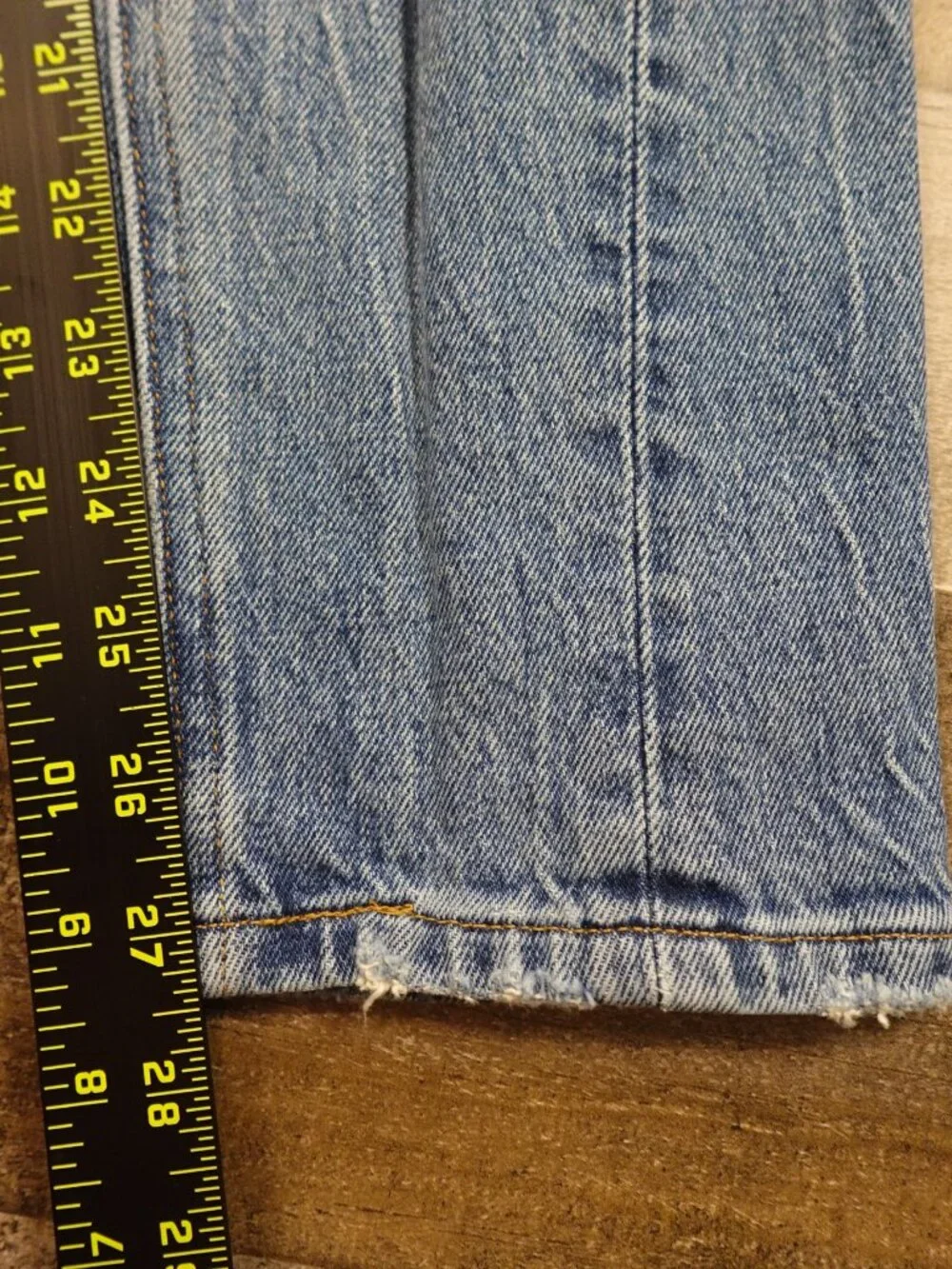 Levi’s Altered 501 Skinny‎ Jeans Women’s 27 Light Wash Distressed Button Fly